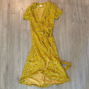 Wrap Midi Dress